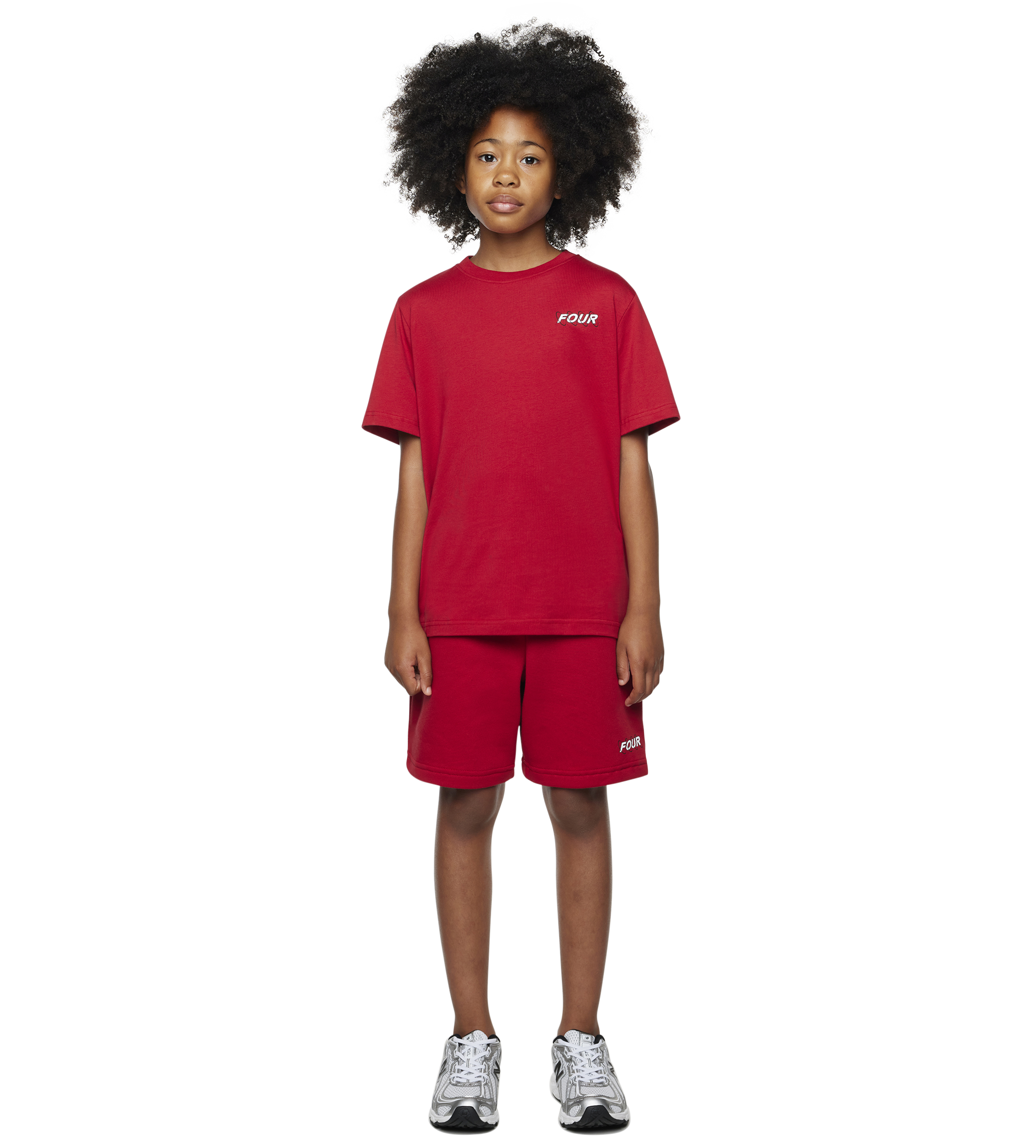 Circles T-shirt Red/ White