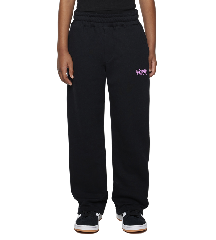 Circles Straight Leg Black/ Pink