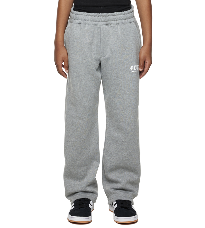 Logo Straight Leg Grey Melange