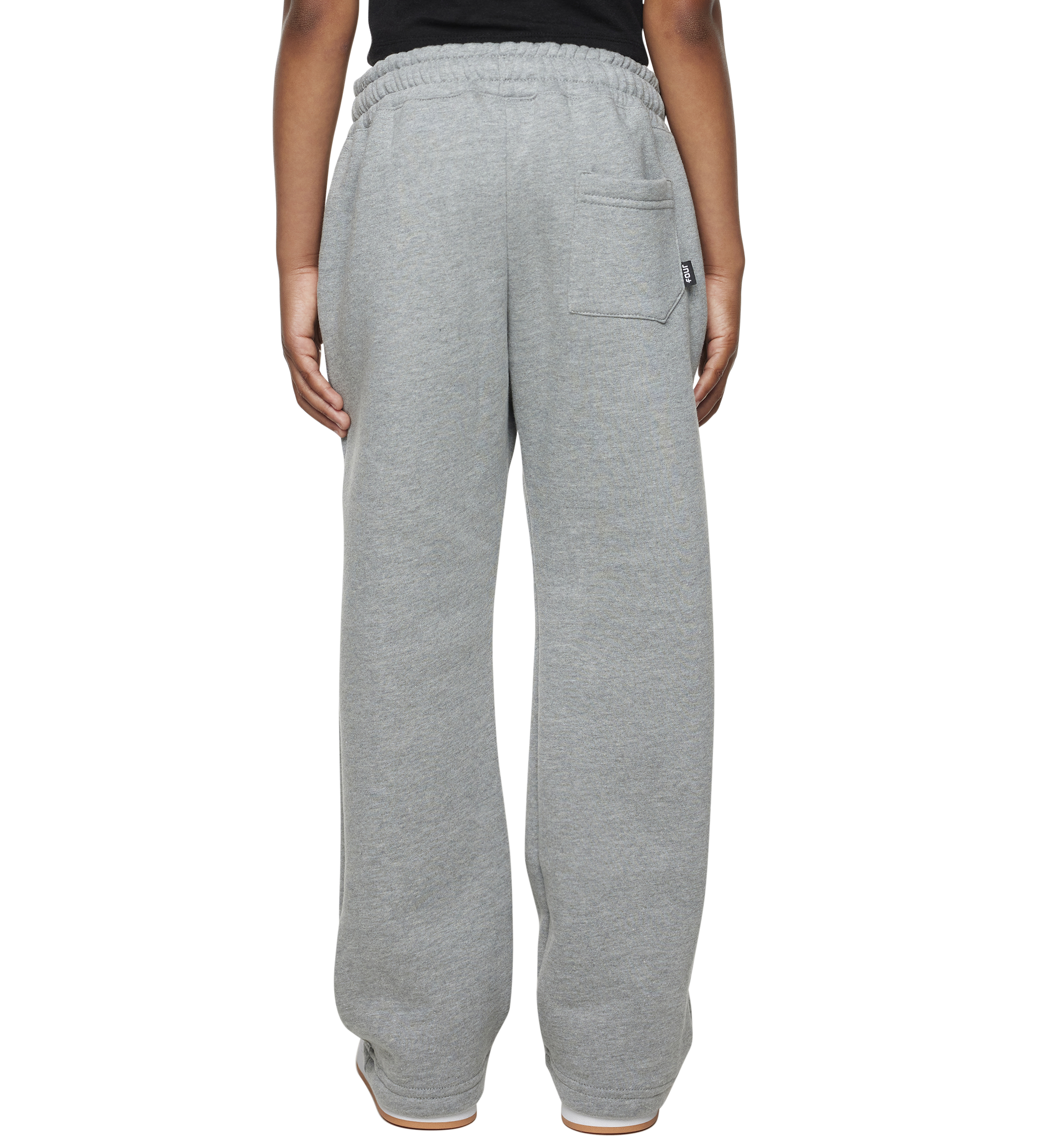 Logo Straight Leg Grey Melange