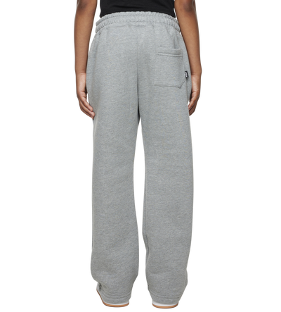 Logo Straight Leg Grijs Melange