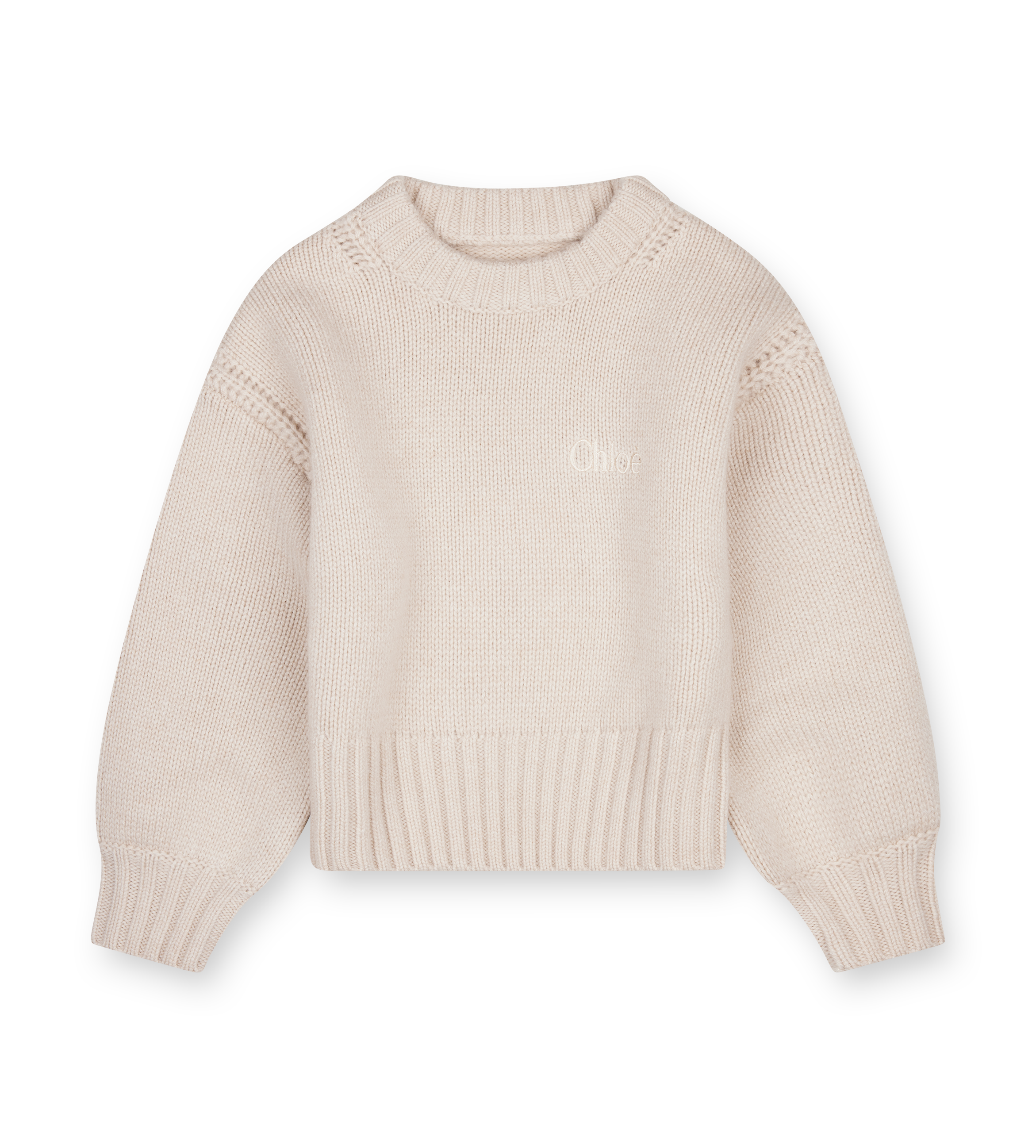 Chloé Knitted Logo-Embroidered Sweater (Kids)