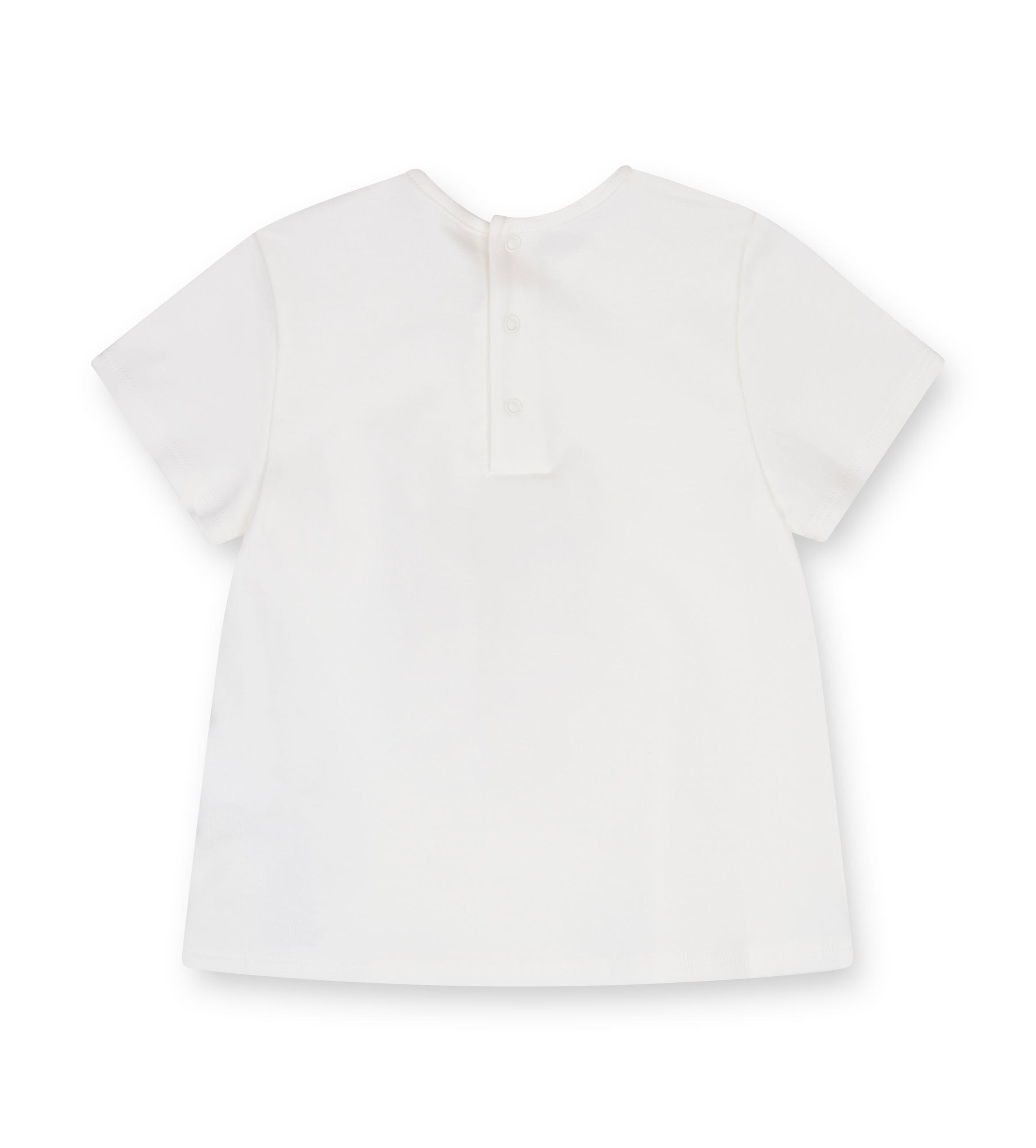 Chloé Kids Cotton Logo T-shirt in Off White (Kids)