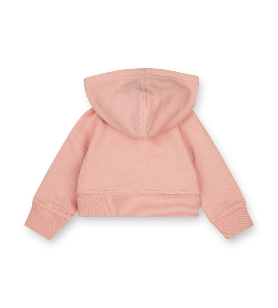Burberry Kids Zip Fleece Hoodie in Light Pink (Kids)