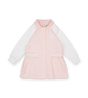 Fendi Button Up Varsity Dress in Pink & White (Baby)