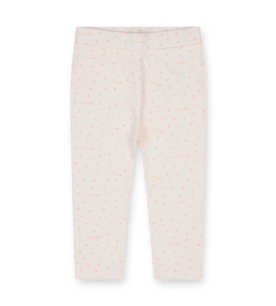 Moncler Star Print Cotton Tracksuit Set in Light Pink (Kids)