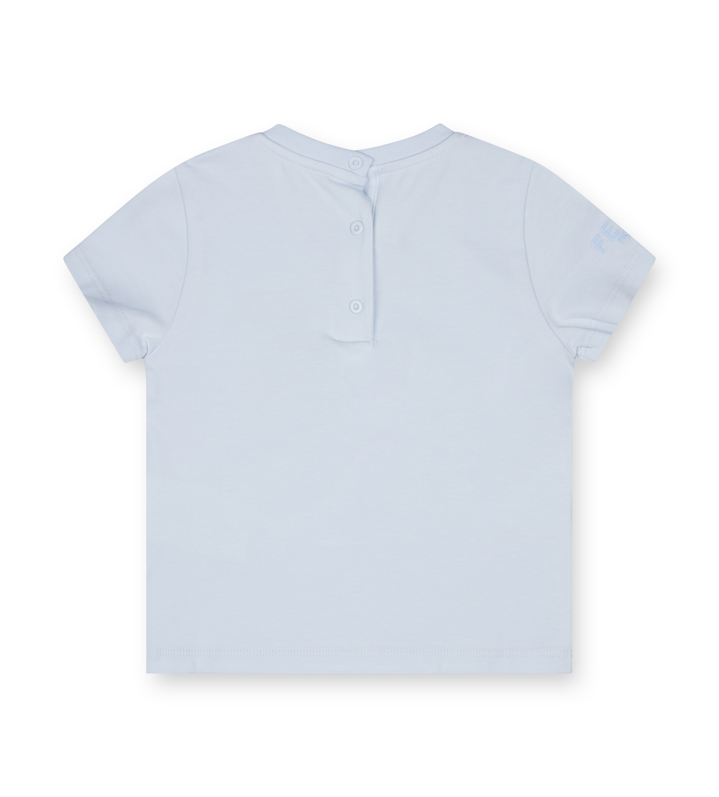 Fendi Jersey Baby T-Shirt in Light Blue (Baby)