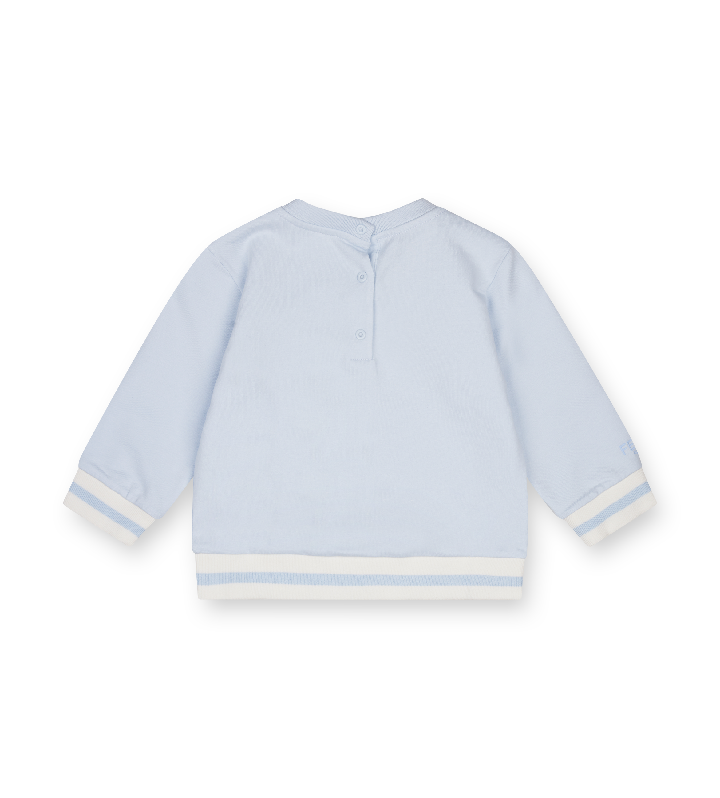 Fendi Peekaboo Bear Baby Crewneck Sweatshirt in Blue