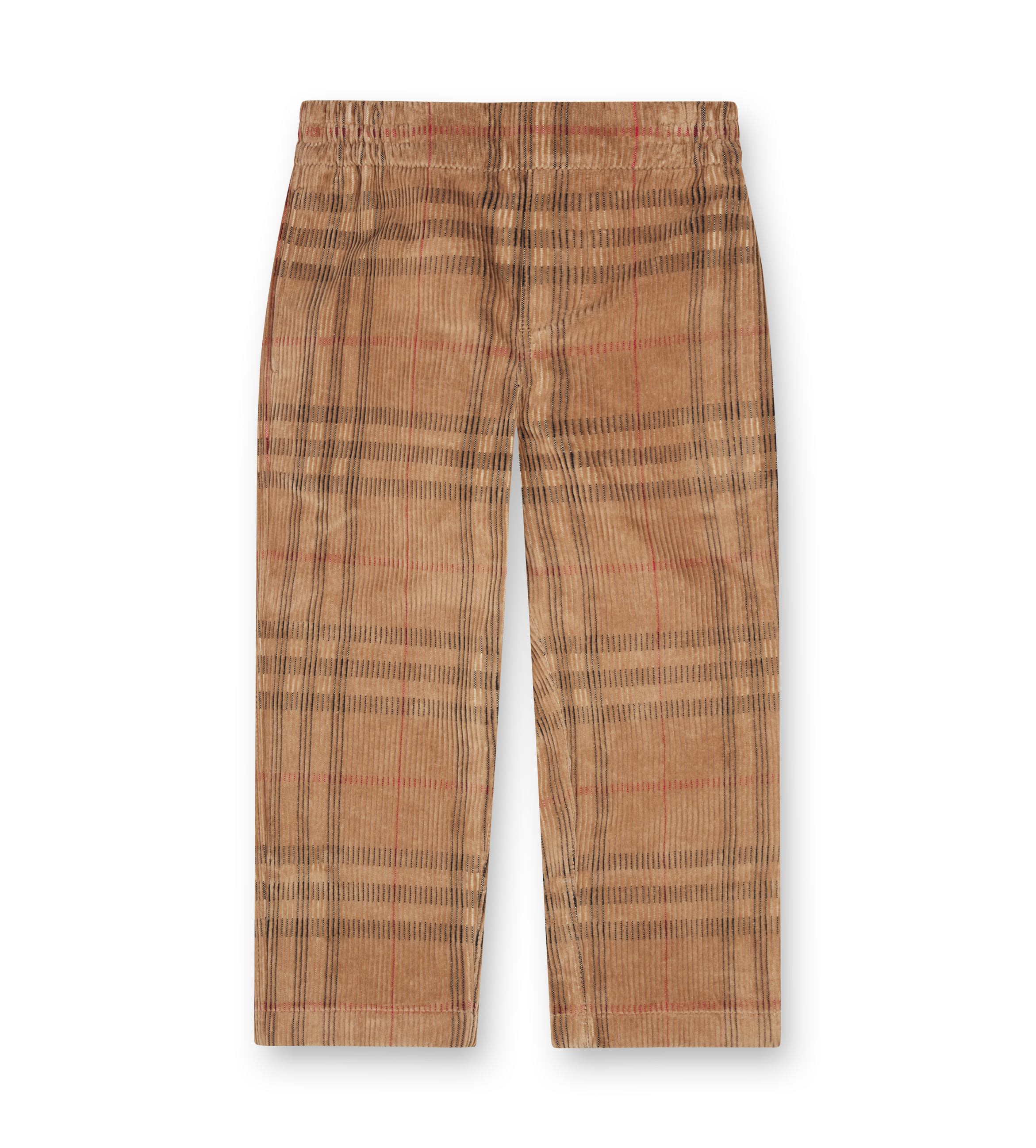 Burberry Kids Checked Corduroy Trousers in Brown (Kids)