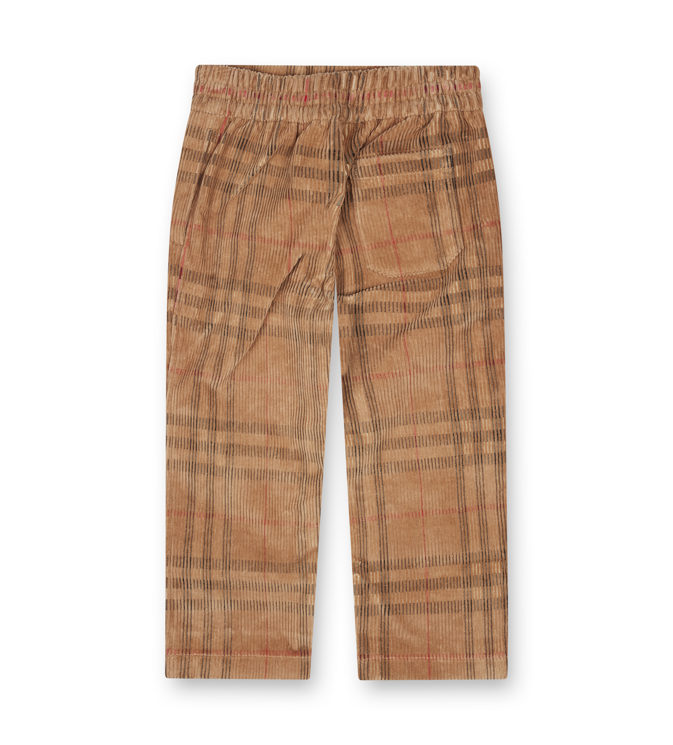 Burberry Kids Checked Corduroy Trousers in Brown (Kids)