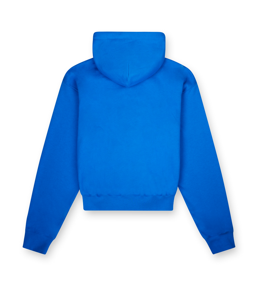Outline Zip Up Hoodie Princess Blue/ Cannoli