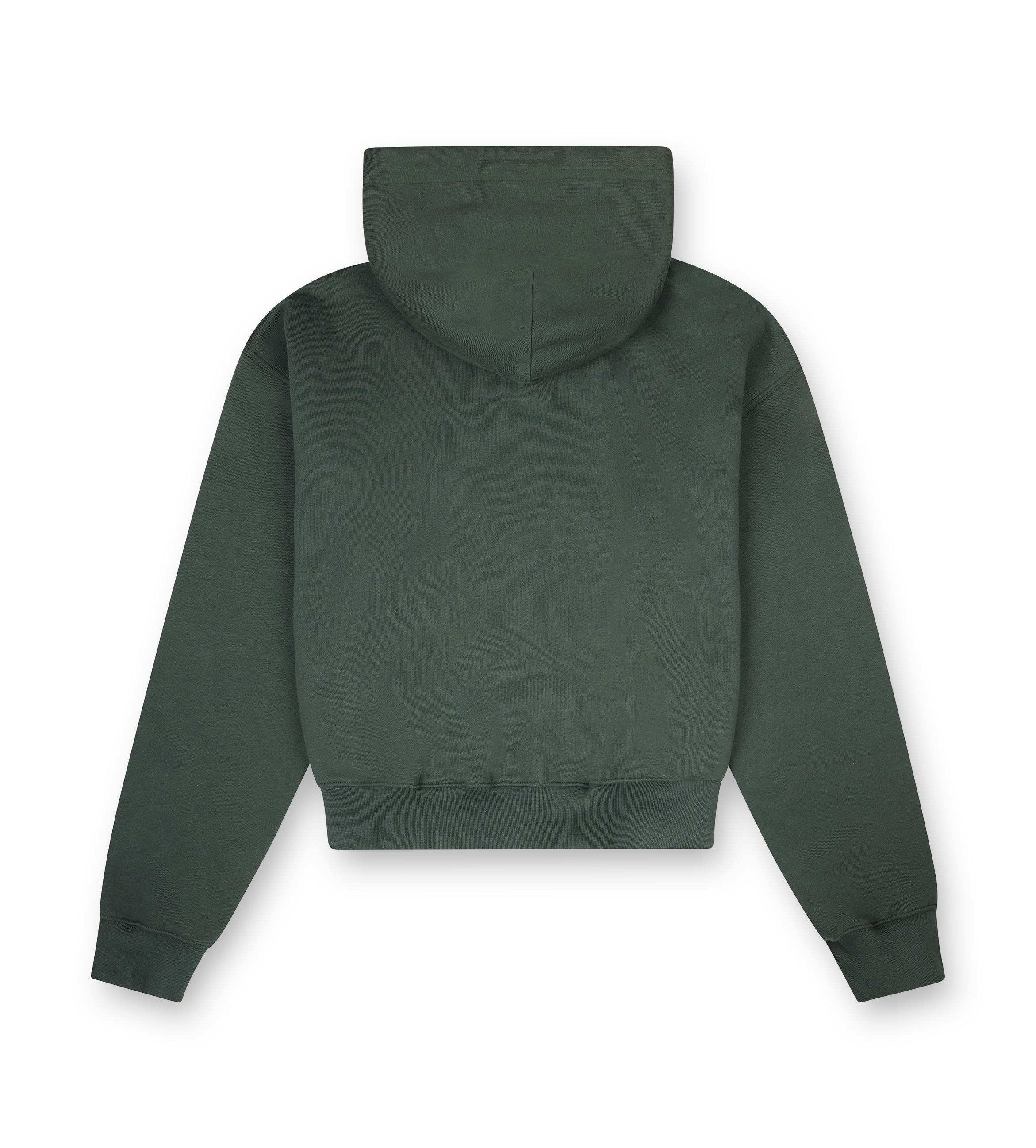 Outline Zip Up Hoodie Deep Forest/ Dusty Orange