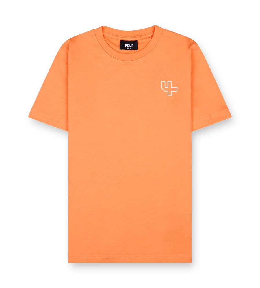 Outline T-shirt Dusty Oranje/ Cannoli