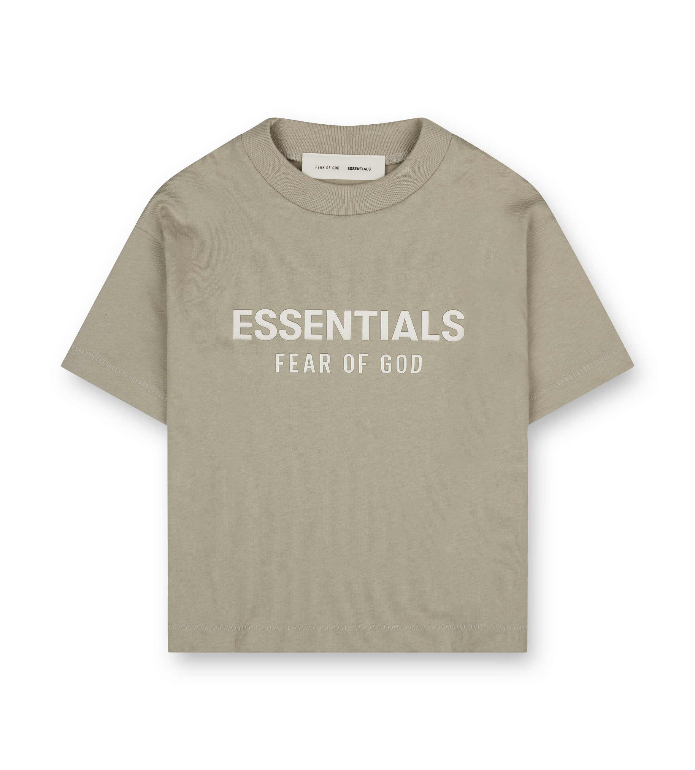 Essentials Classic Crewneck Tee in Abbey Stone (Kids)