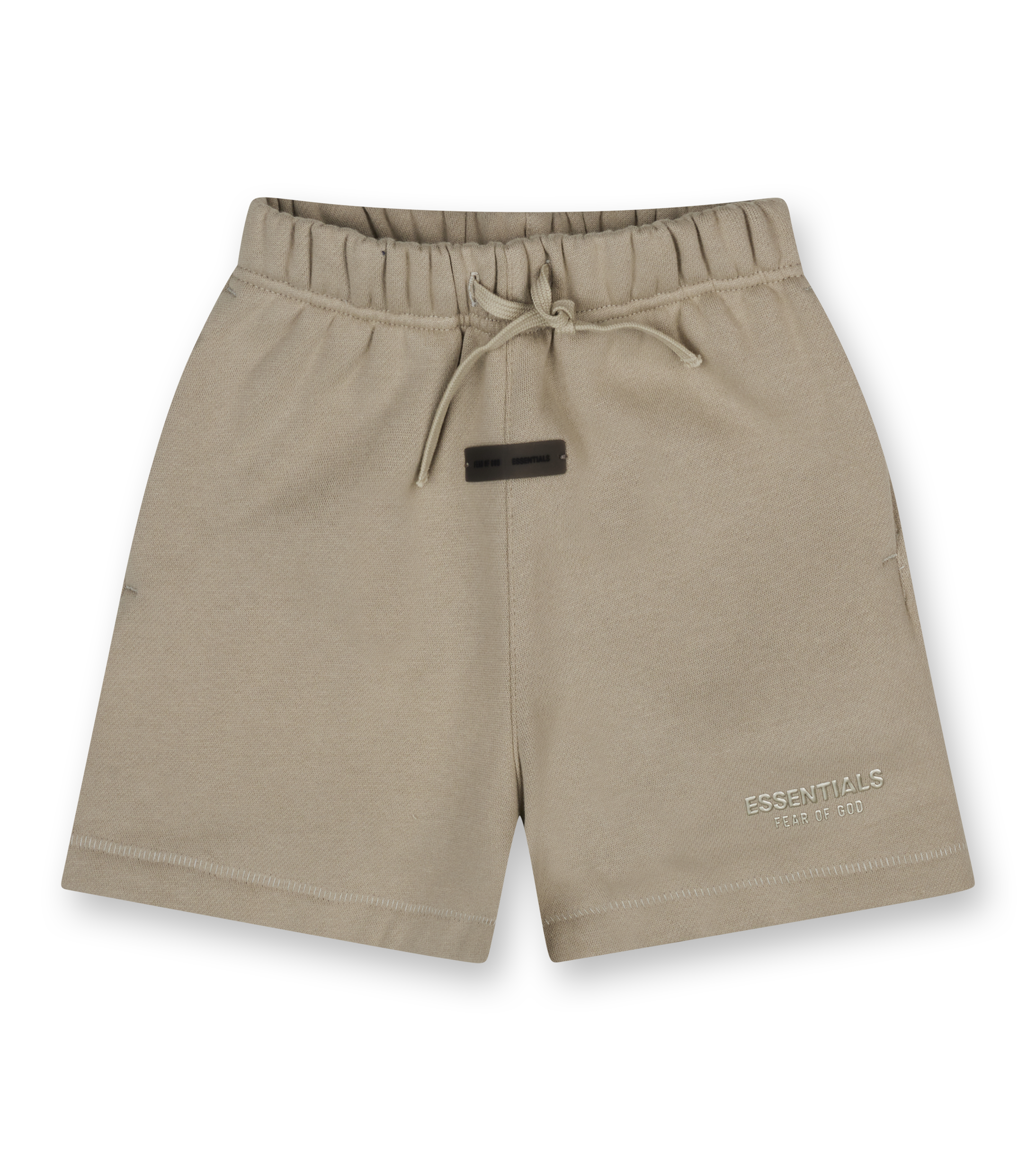 Essentials Kids Fleece Soccer Shorts in Abbey Stone (Kids)