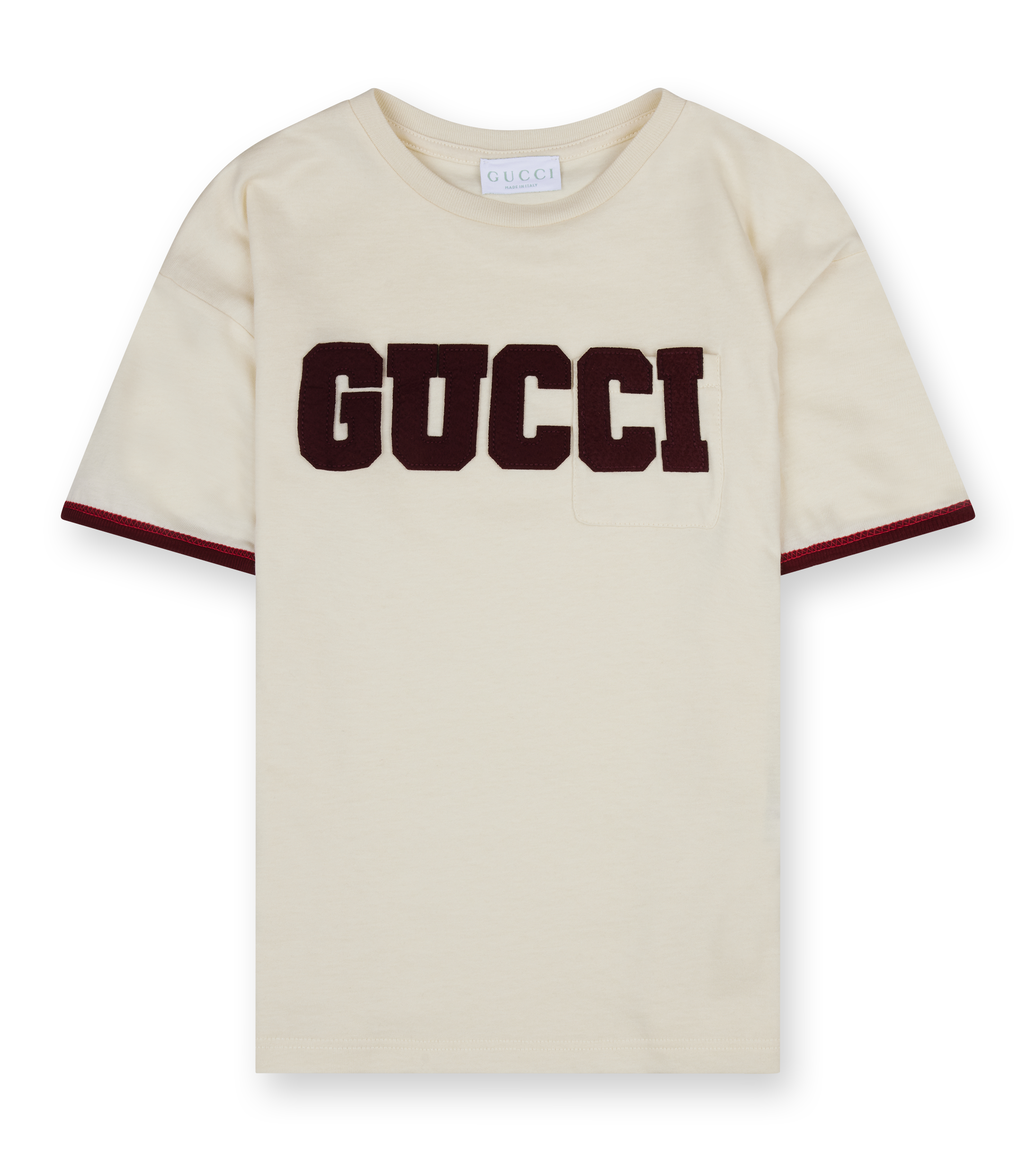 Gucci Children's Cotton T-shirt Jersey with Patch in White (Kids)