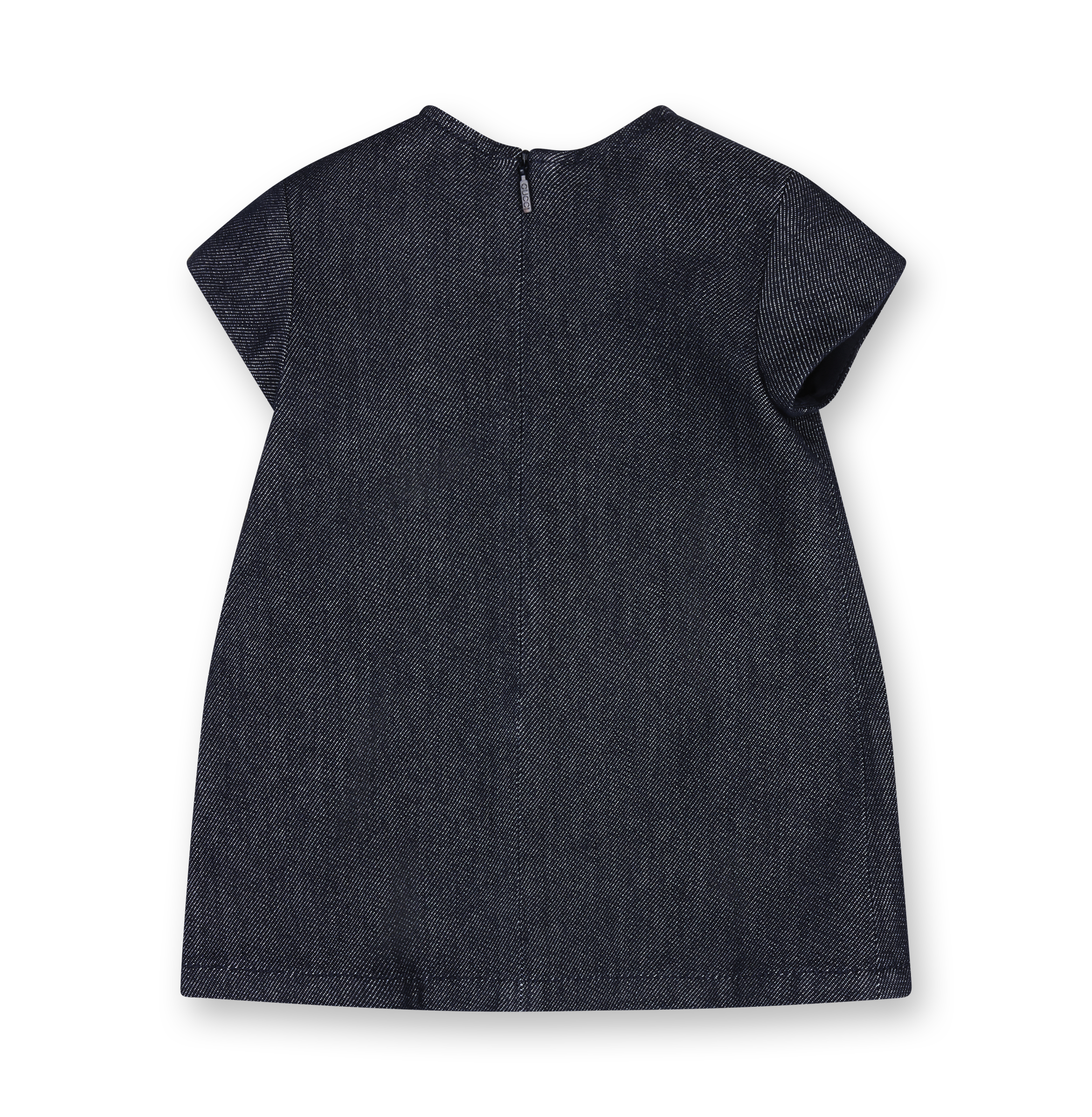 Gucci Baby Denim Dress with Web in Dark Blue Denim (Baby)