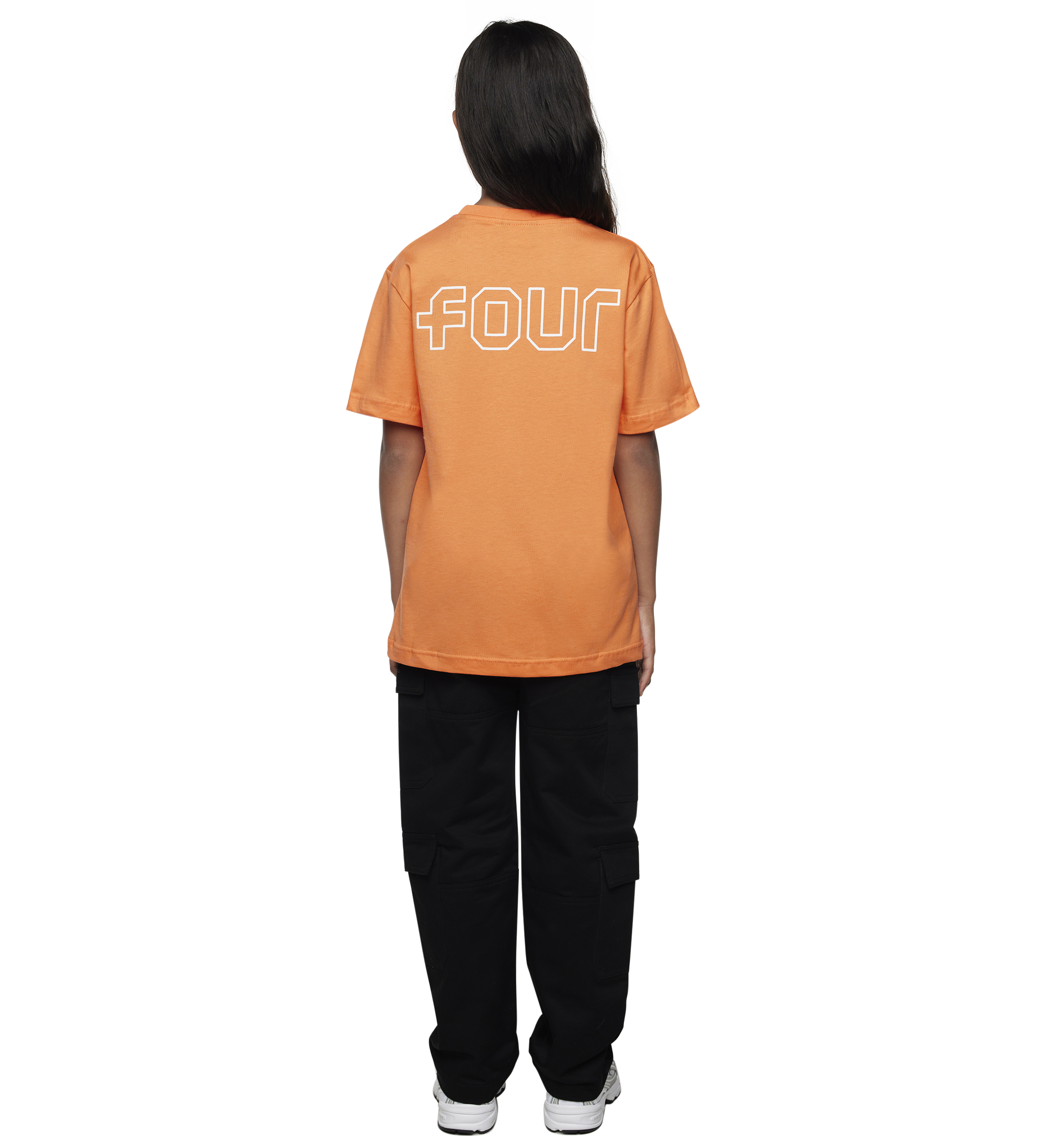 Outline T-shirt Dusty Orange/ Cannoli