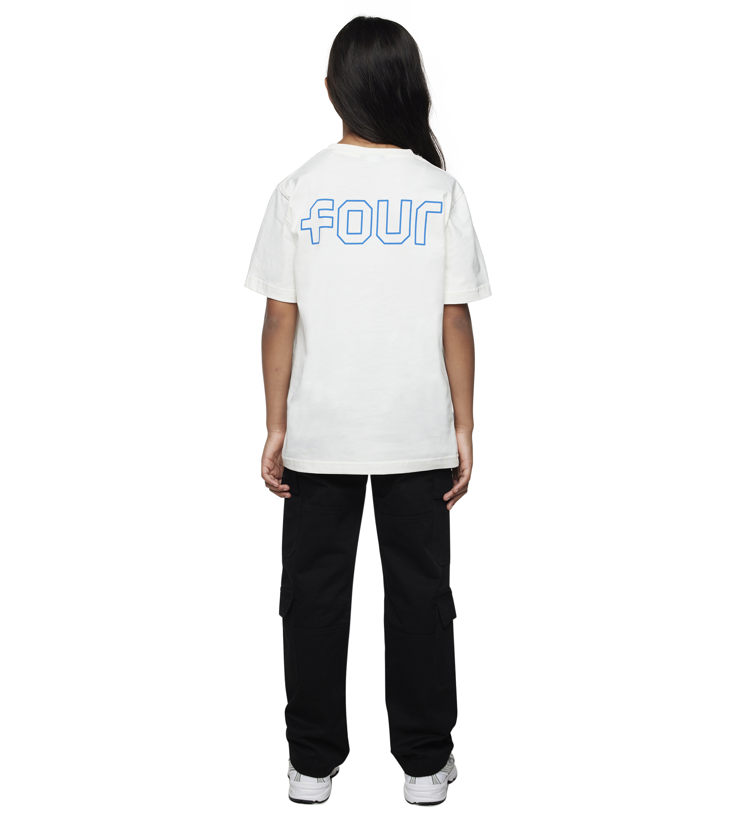 Outline T-shirt Cannoli/ Princess Blue
