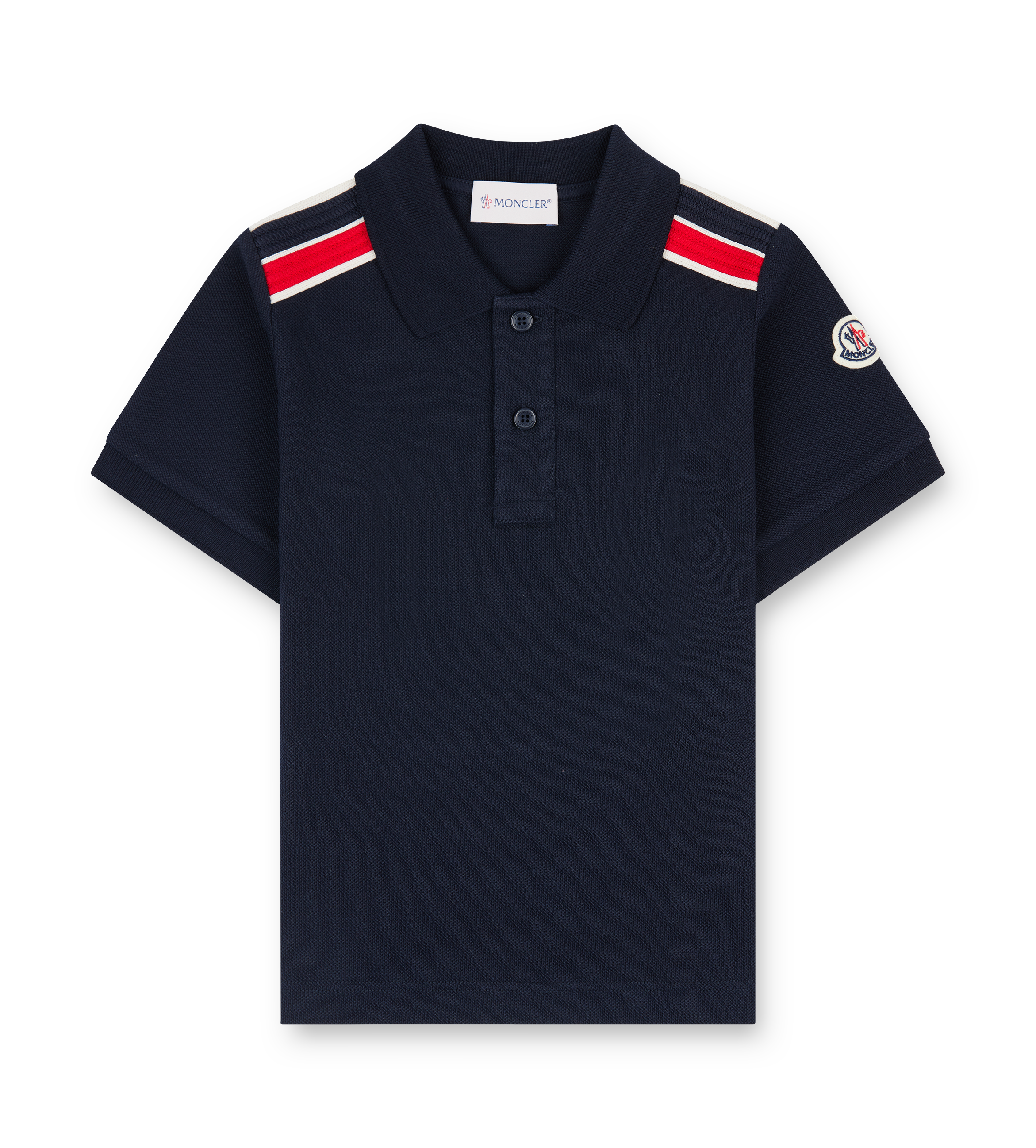 Tricolour-Trimmed Cotton Piquet Polo Shirt