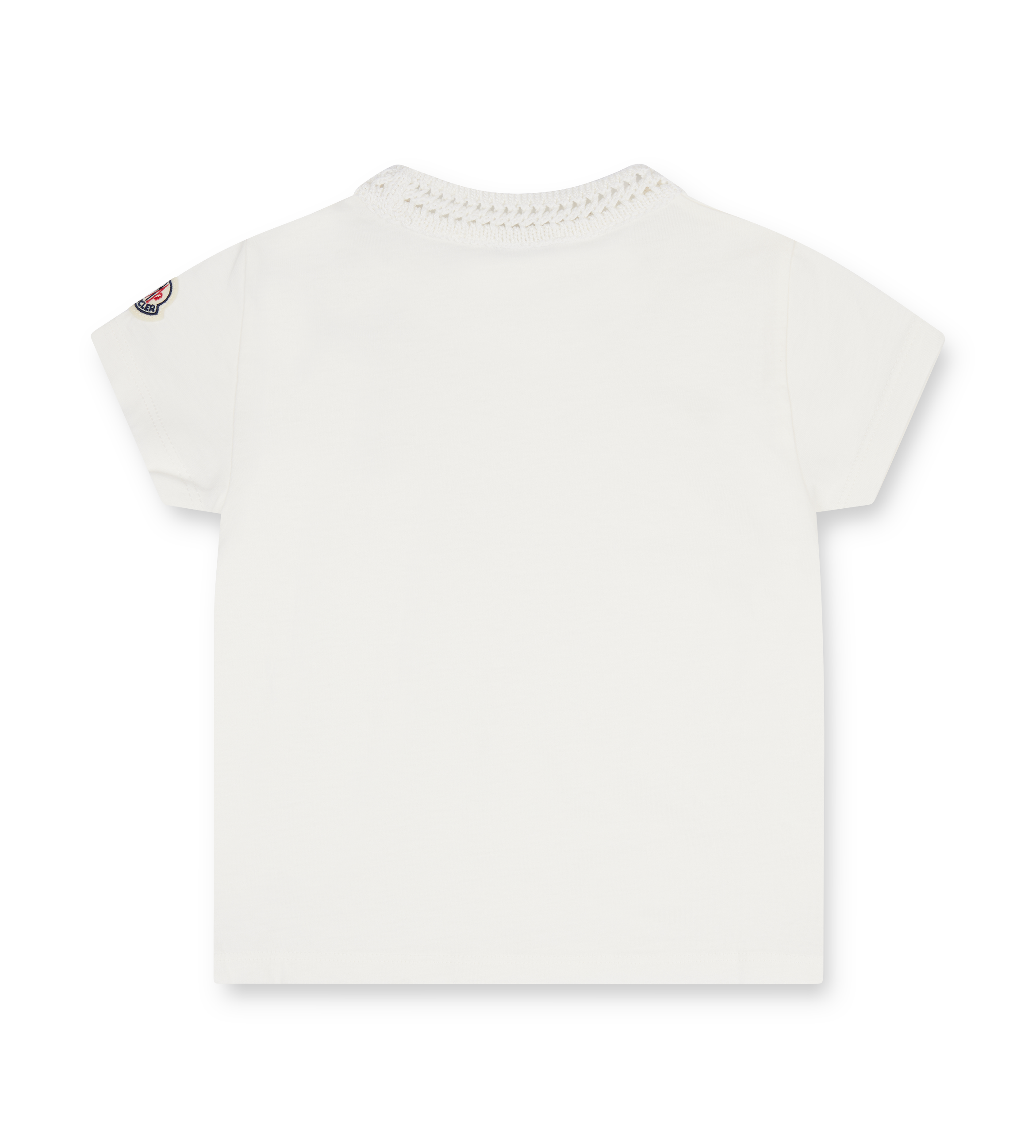 Crochet Accent Cotton T-Shirt