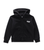 Logo Zip Up Hoodie black