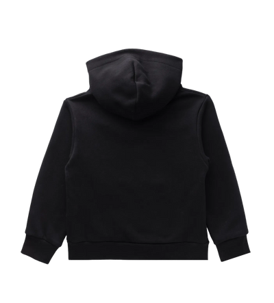 Logo Hoodie Met Rits Zwart