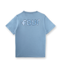 Outline Logo T-shirt Celeste