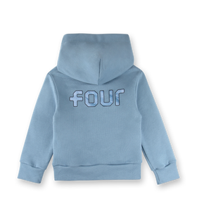 Outline Logo Hoodie Celeste