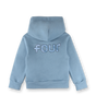 Outline Logo Hoodie Celeste