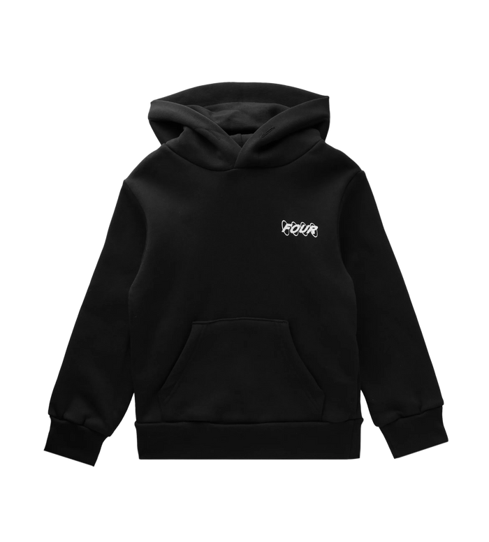Circles Logo Hoodie Black