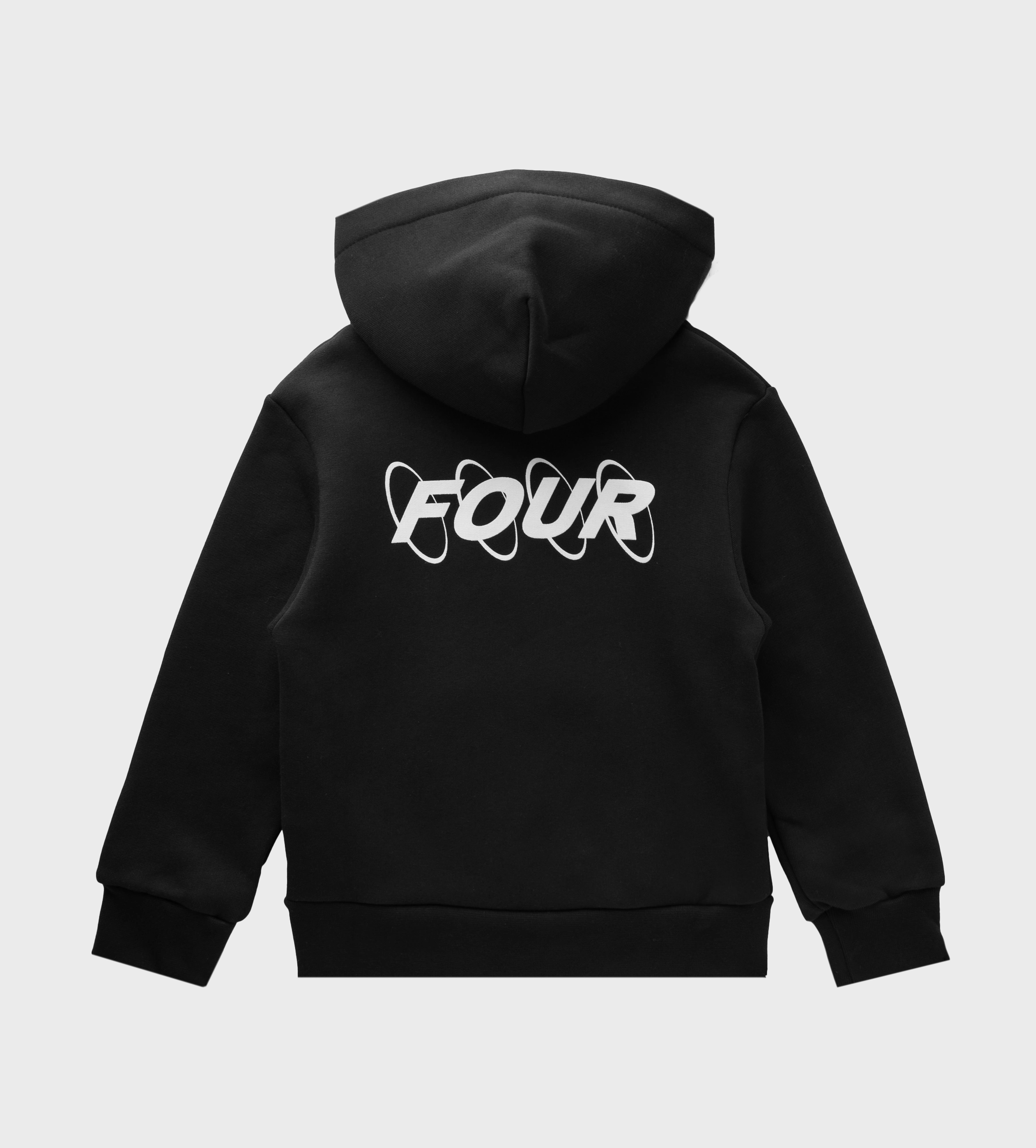 Circles Logo Hoodie Black