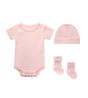 Baby Gift Set (baby suit, hat & socks) Pink