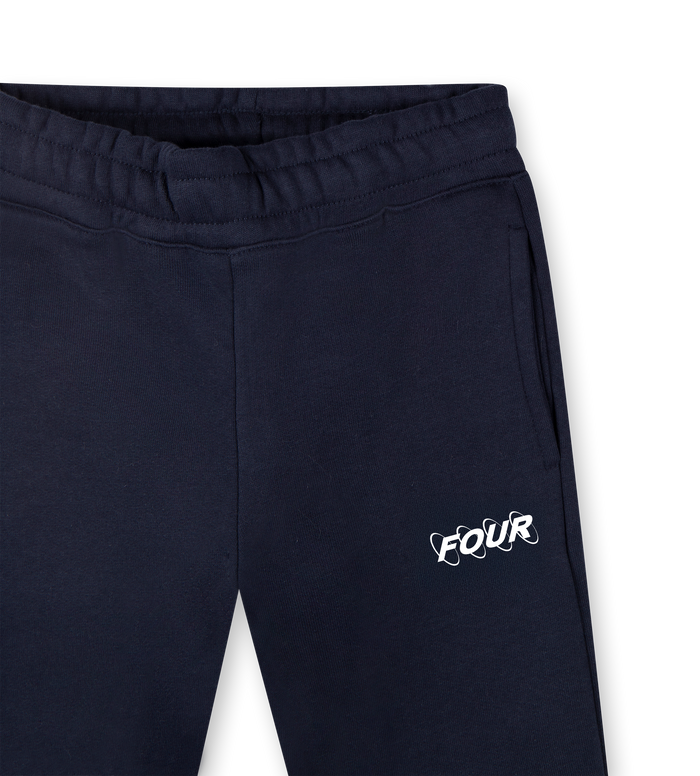 Circles Logo joggingbroek marineblauw