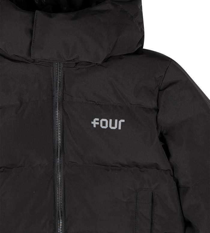 FOUR Logo Puffer Black