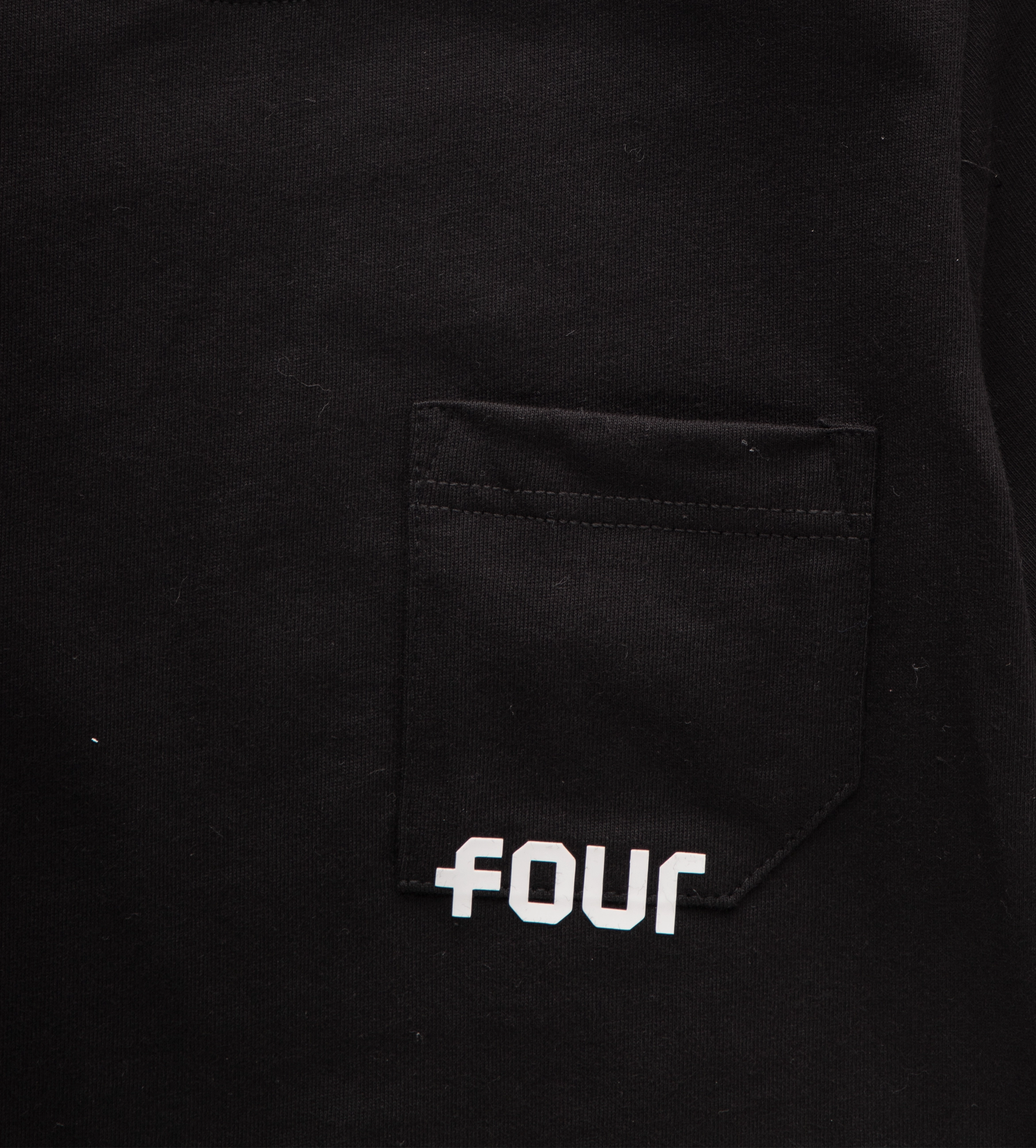 Logo Pocket Tee Black