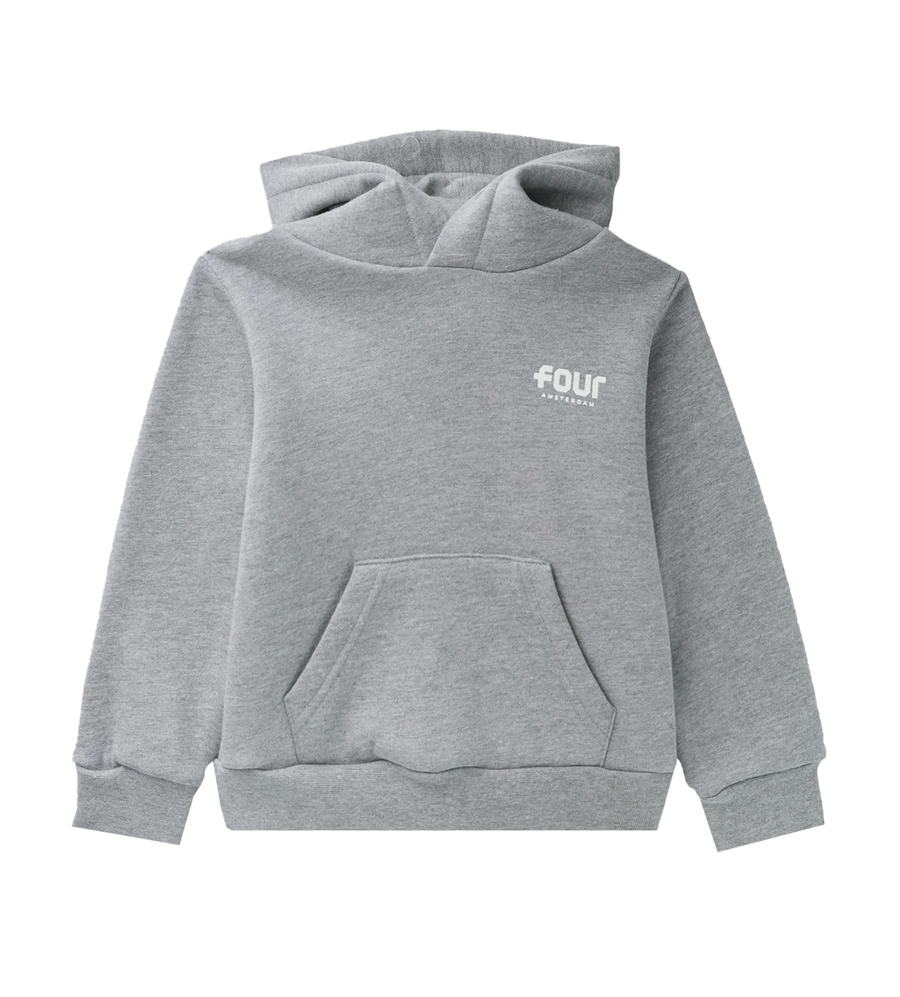 Logo hoodie grijs