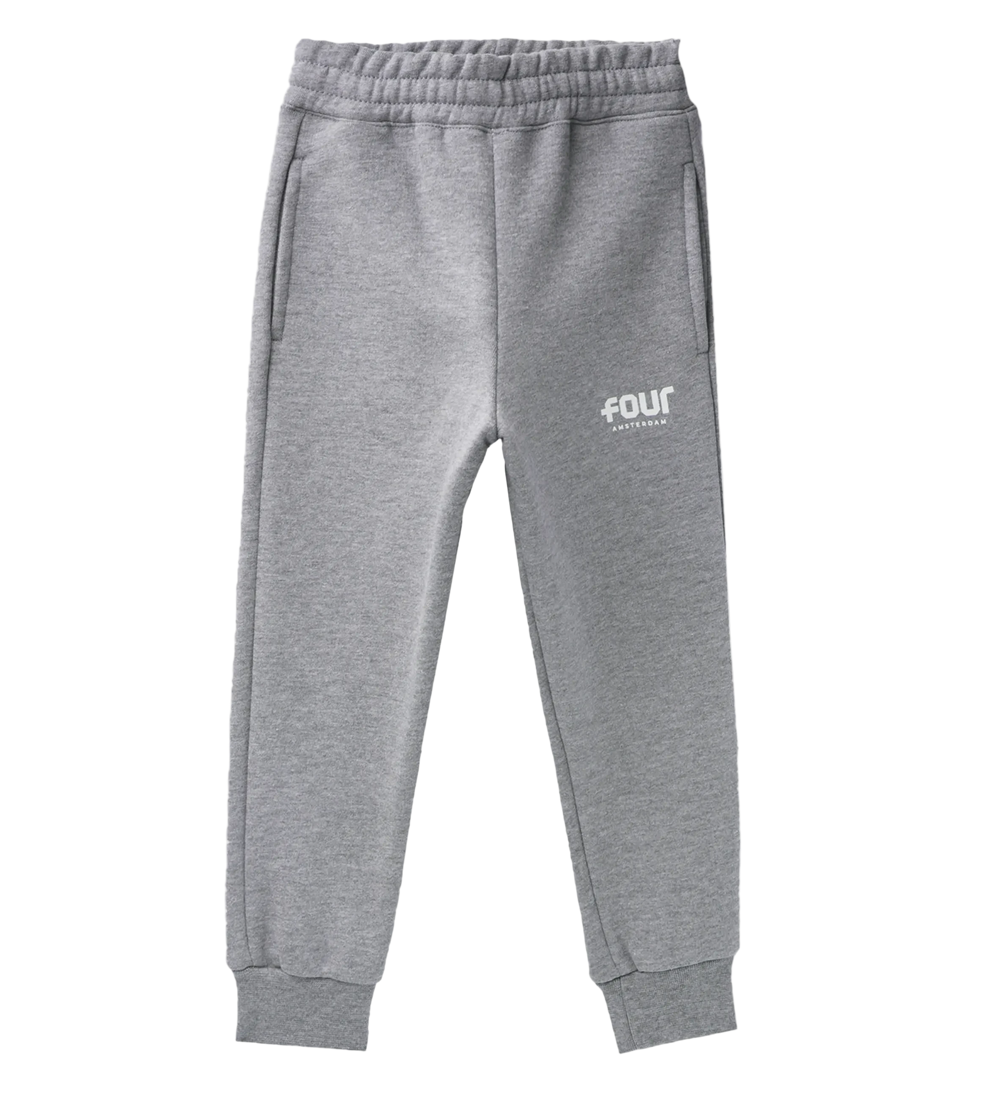 Logo joggingbroek grijs