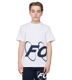 Big Circles T-shirt White/ Marine Blue