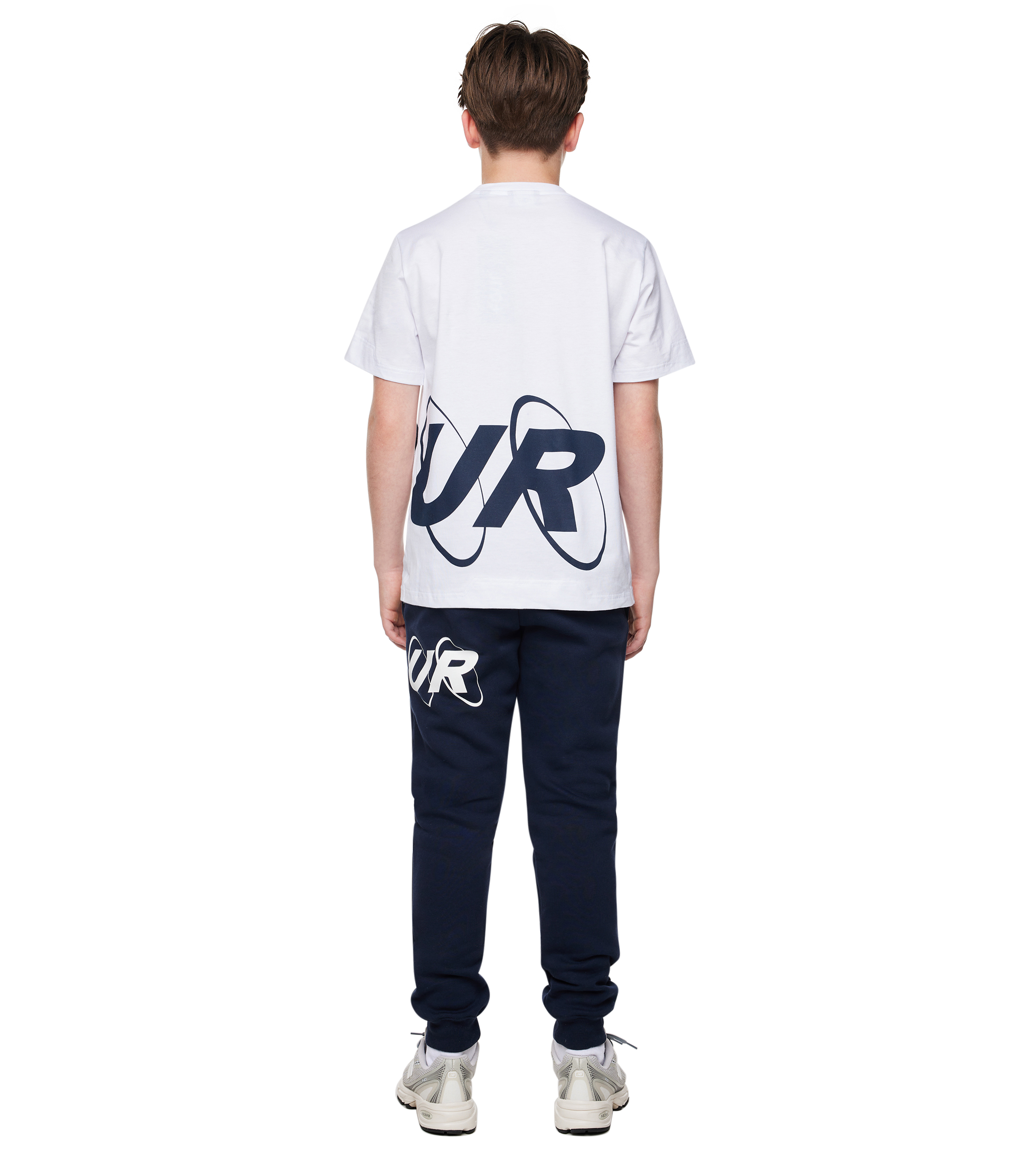 Big Circles T-shirt White/ Marine Blue