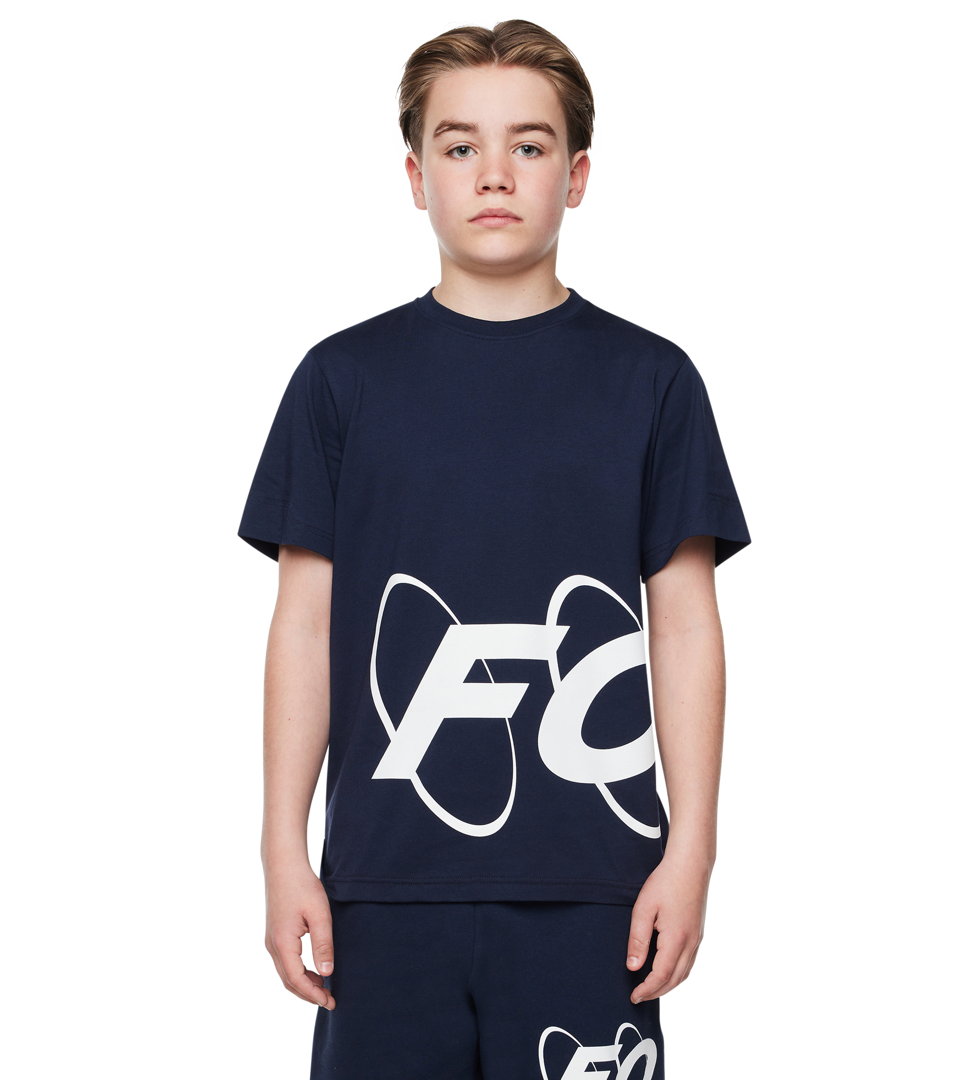 Big Circles T-shirt Marineblauw