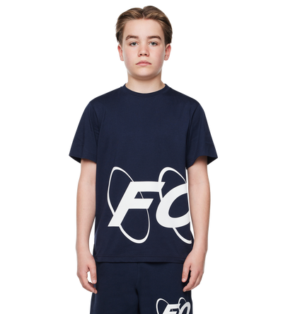 Big Circles T-shirt Marineblauw