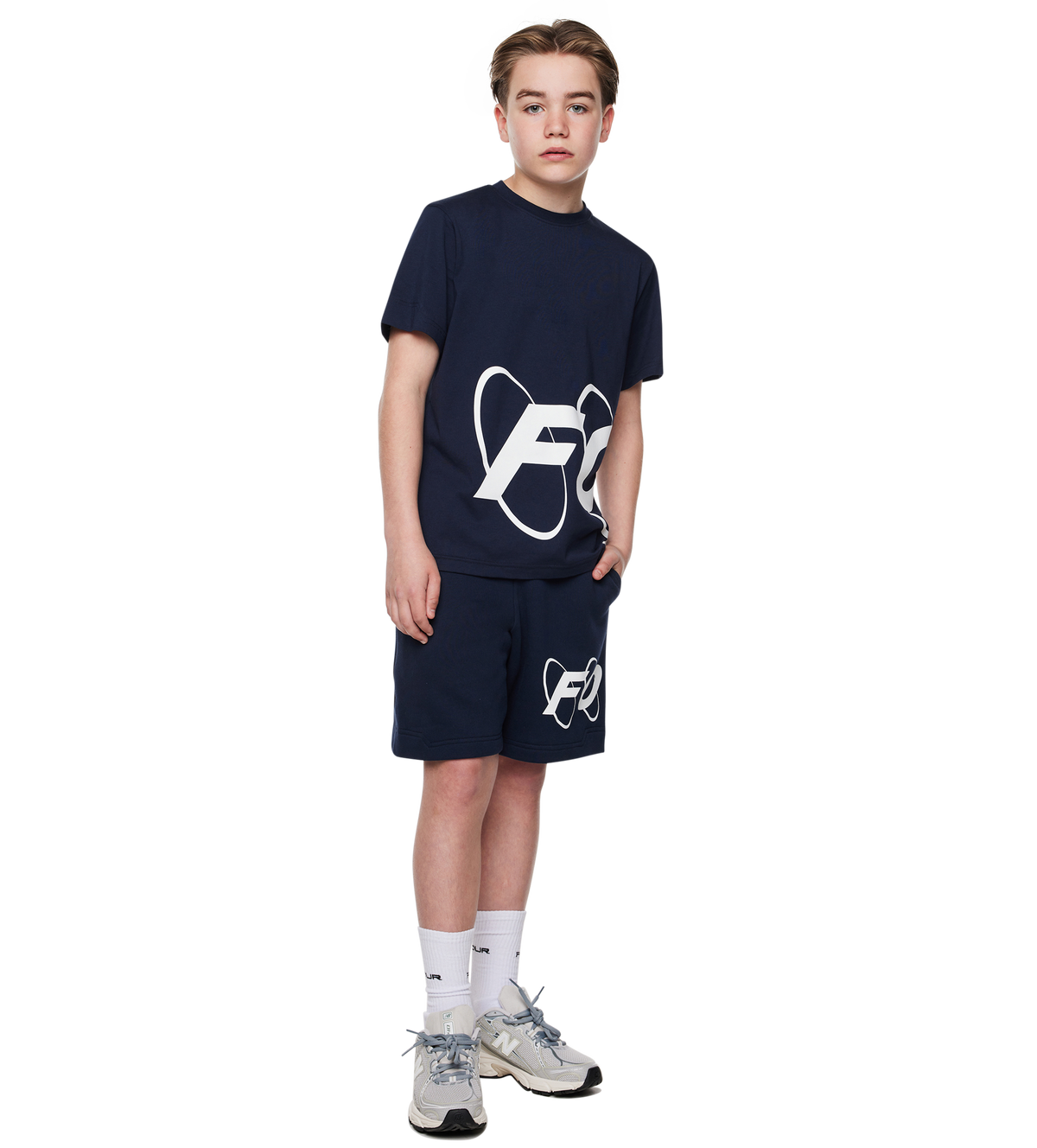 Big Circles T-shirt Marineblauw