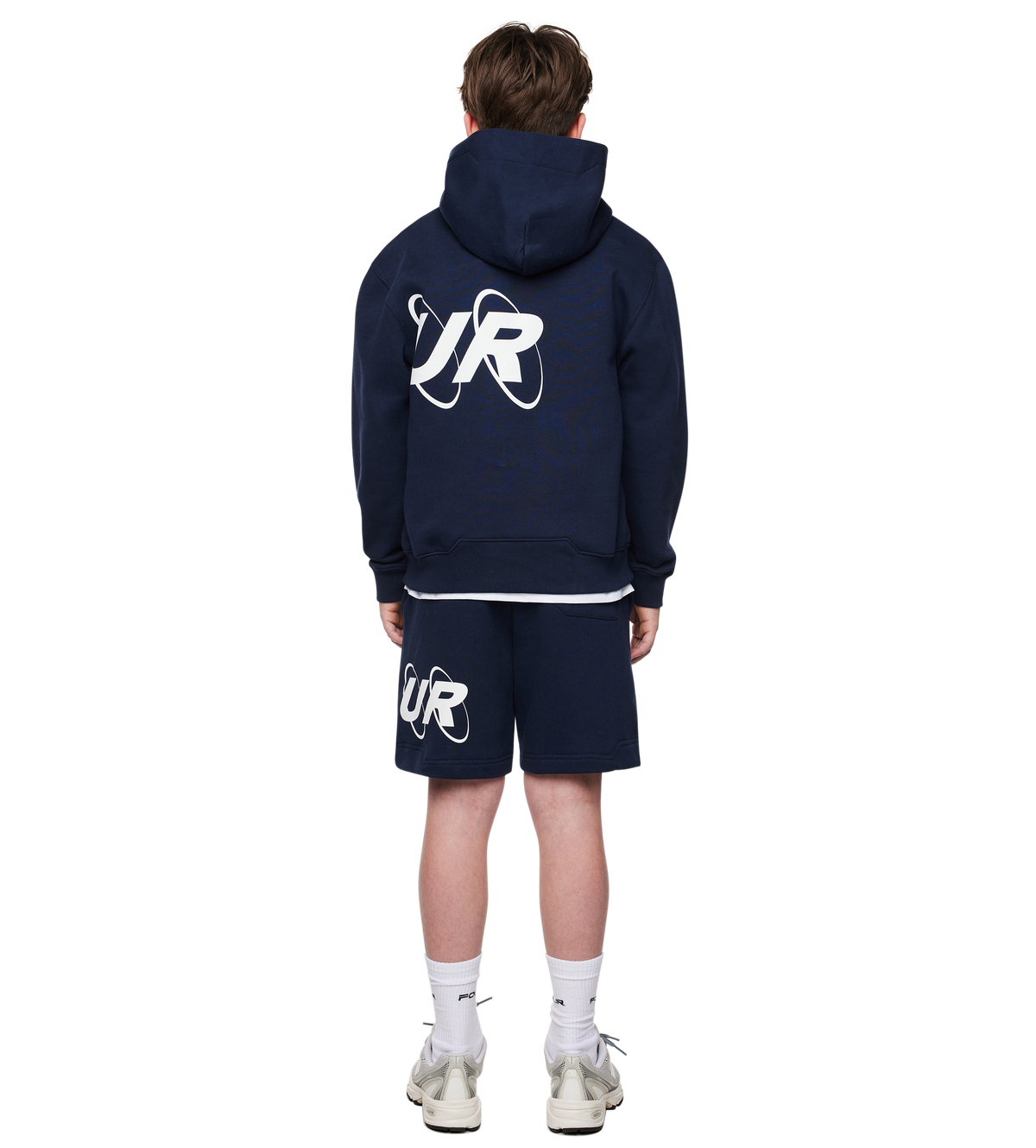 Big Circles Hoodie marineblauw