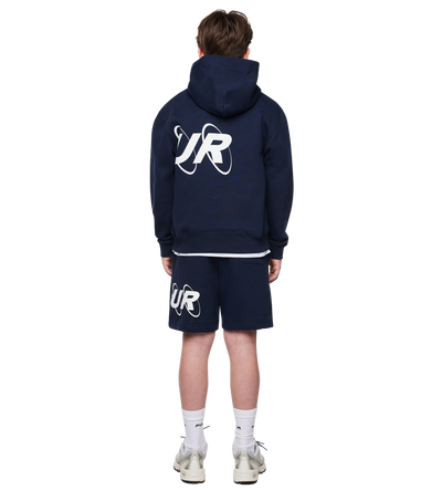 Big Circles Hoodie marineblauw