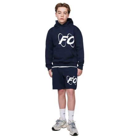 Big Circles Hoodie marineblauw