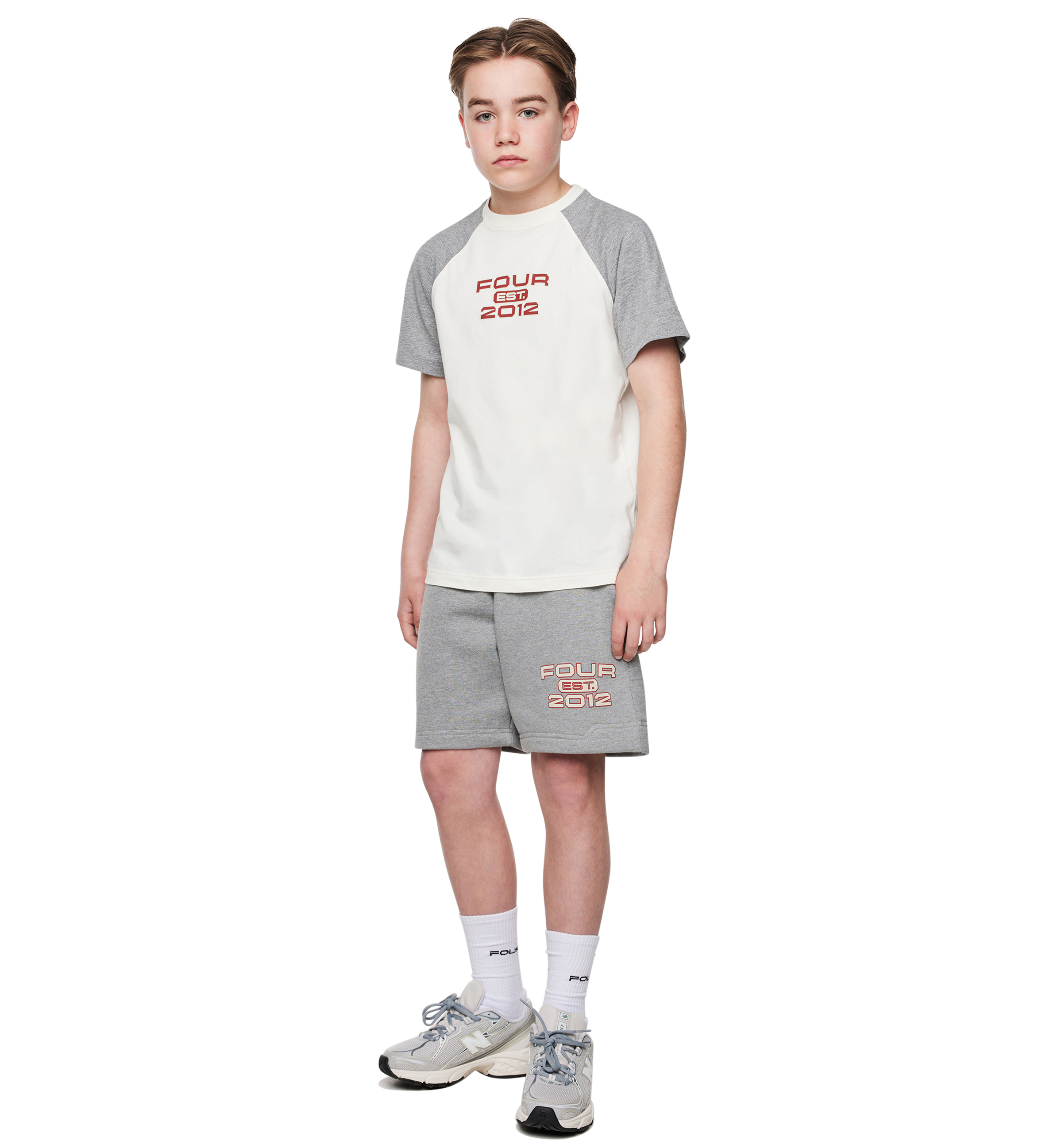 Bold Shorts Grijs Melange