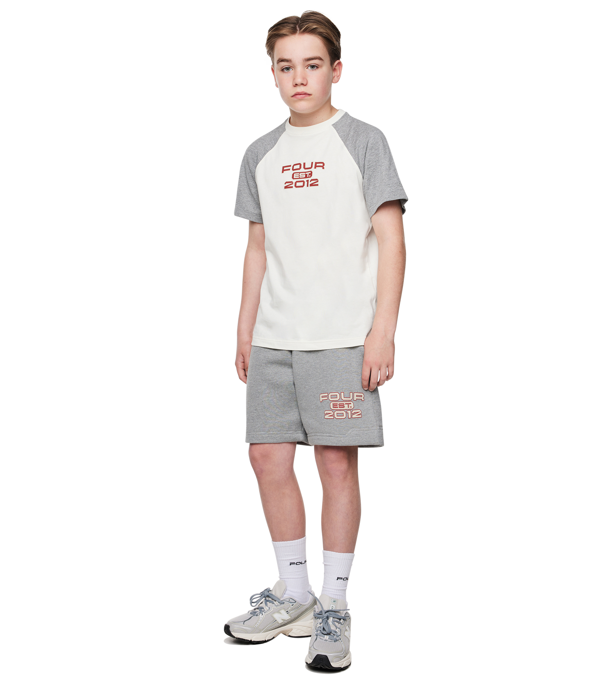 Bold Shorts Grijs Melange