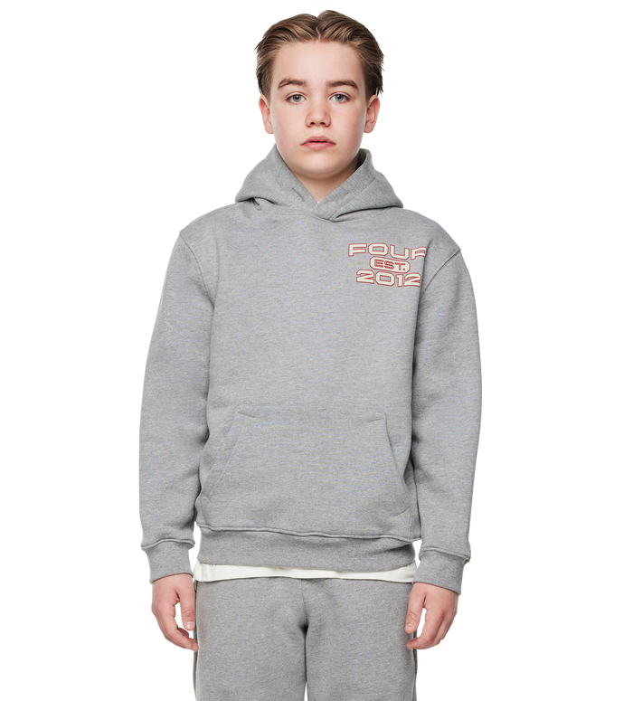 Bold Hoodie Grey Melange