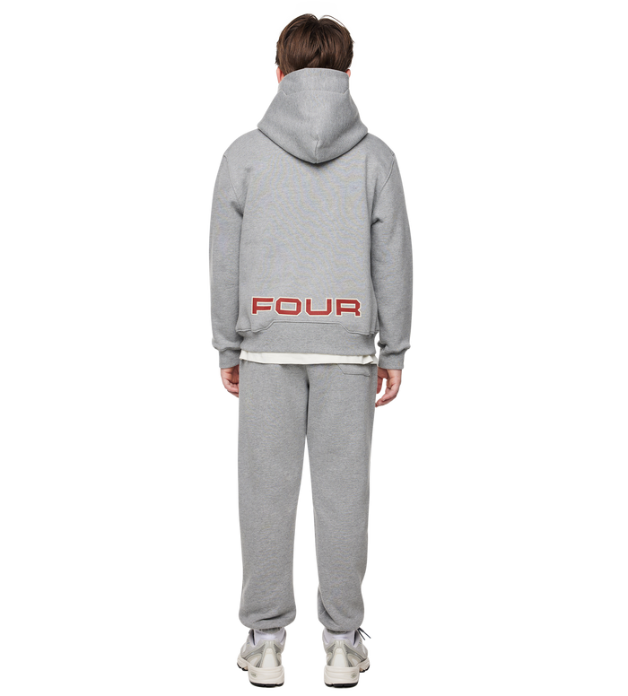 Bold Hoodie Grey Melange